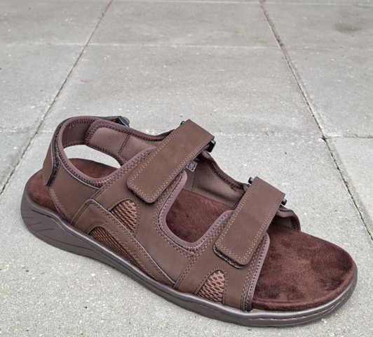 Fitters sandal / Bred / Brun
