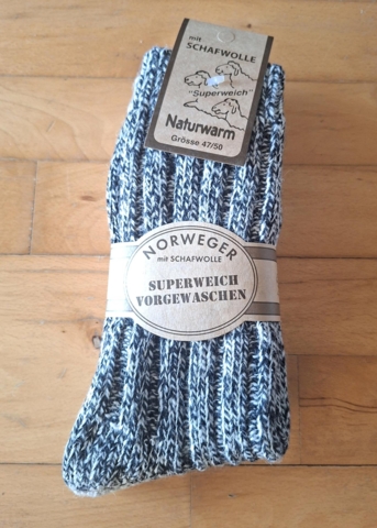 Uldstrømper / sæt med 2 par