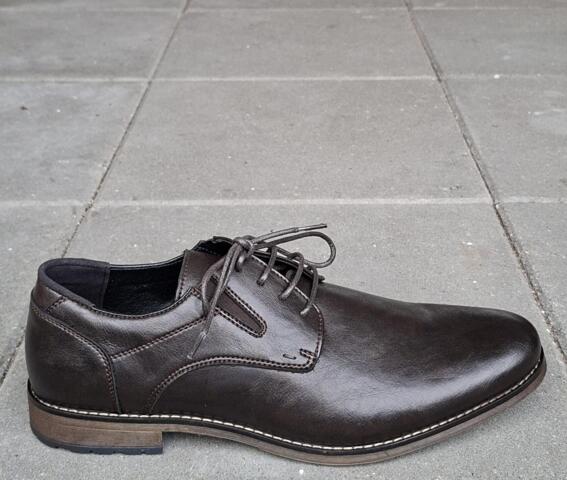 Mørkebrun selskabssko